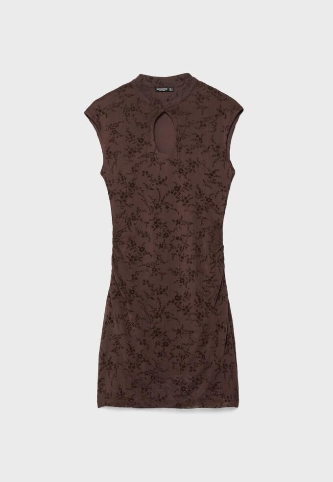 Korte jurk in qipao-stijl