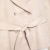 Korte, soepel vallende trenchcoat met riem