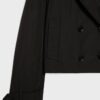Korte trenchcoat met dubbele knoopsluiting Korte trenchcoat met dubbele knoopsluiting