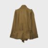 Korte trenchcoat met hoge kraag Korte trenchcoat met hoge kraag