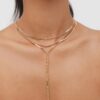 Lange ketting met meerdere kettingen