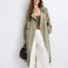 Lange, soepel vallende trenchcoat Lange, soepel vallende trenchcoat
