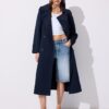 Lange, soepel vallende trenchcoat Lange, soepel vallende trenchcoat