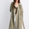 Lange, soepel vallende trenchcoat Lange, soepel vallende trenchcoat