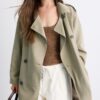 Lange, soepel vallende trenchcoat Lange, soepel vallende trenchcoat