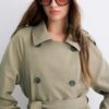 Lange, soepel vallende trenchcoat Lange, soepel vallende trenchcoat