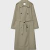 Lange, soepel vallende trenchcoat Lange, soepel vallende trenchcoat