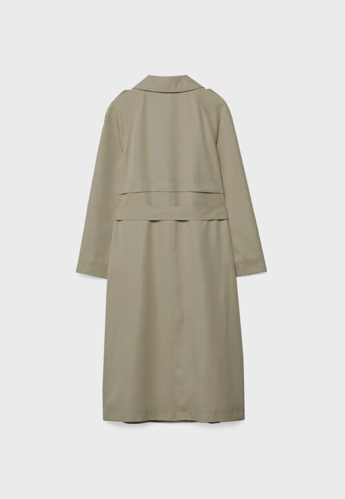 Lange, soepel vallende trenchcoat Lange, soepel vallende trenchcoat