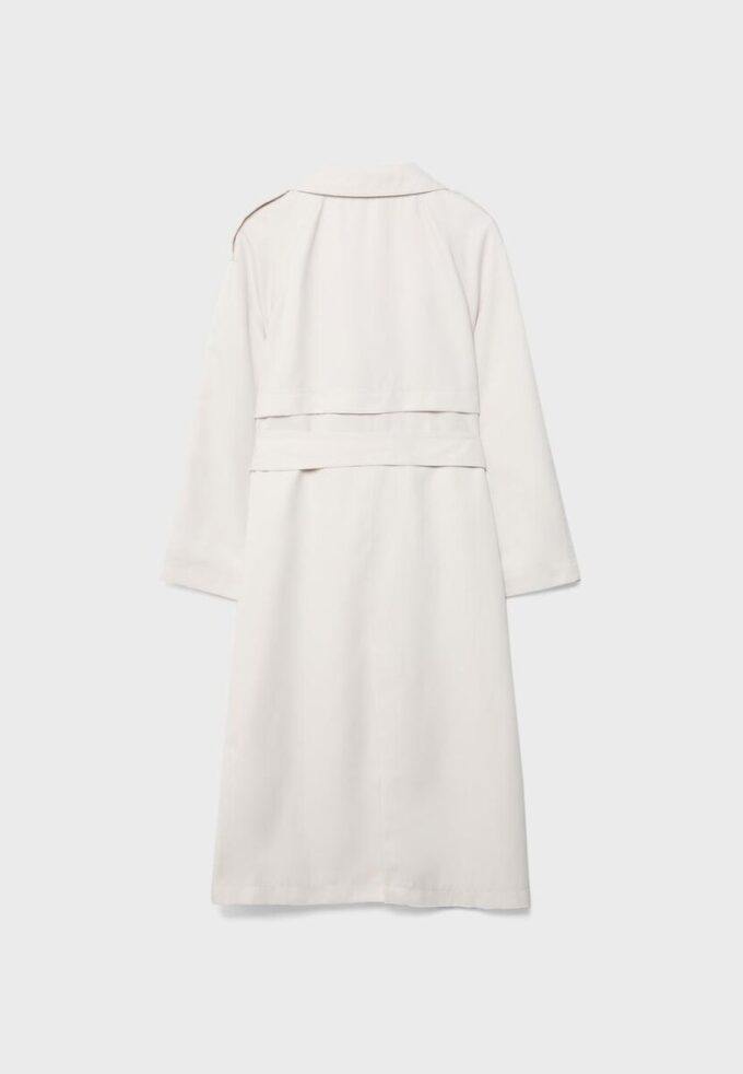 Lange, soepel vallende trenchcoat Lange, soepel vallende trenchcoat