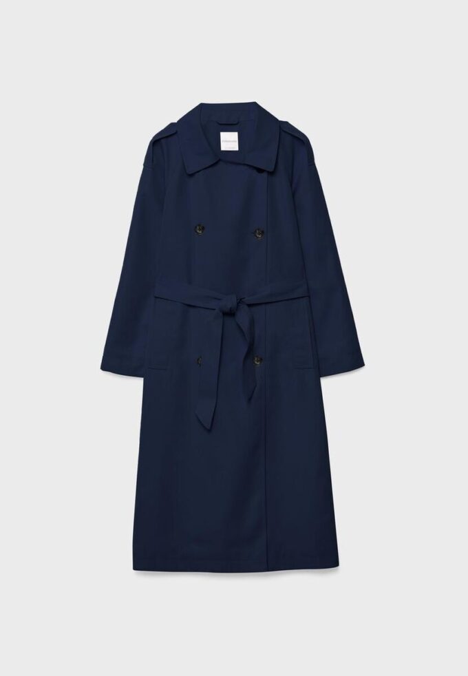 Lange, soepel vallende trenchcoat Lange, soepel vallende trenchcoat