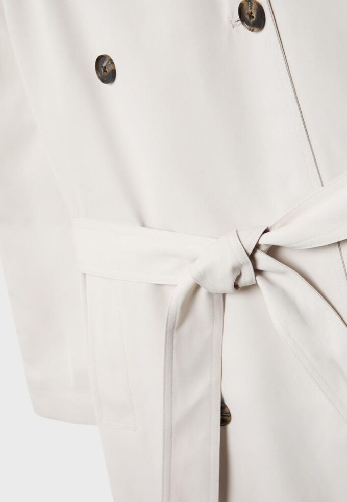 Lange, soepel vallende trenchcoat Lange, soepel vallende trenchcoat