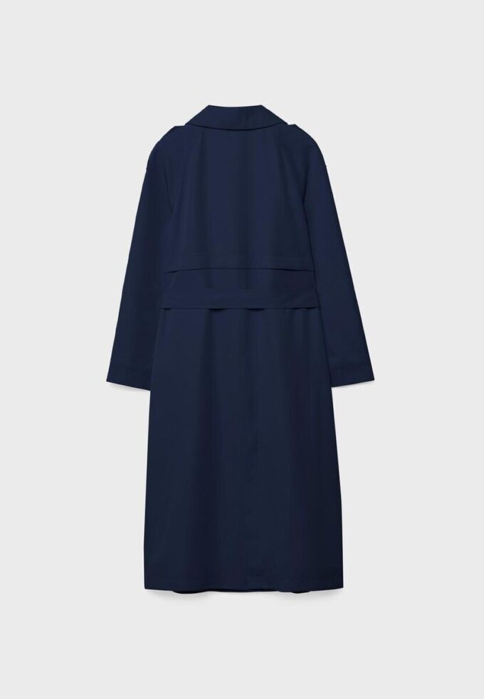 Lange, soepel vallende trenchcoat Lange, soepel vallende trenchcoat