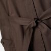 Lange trenchcoat met enkele rij knopen