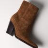 Leren cowboy enkellaarzen