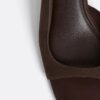Leren sandalen met hoge hak