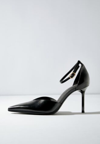 Leren schoenen met hak