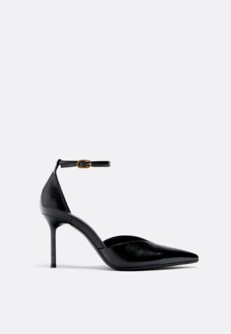 Leren schoenen met hak