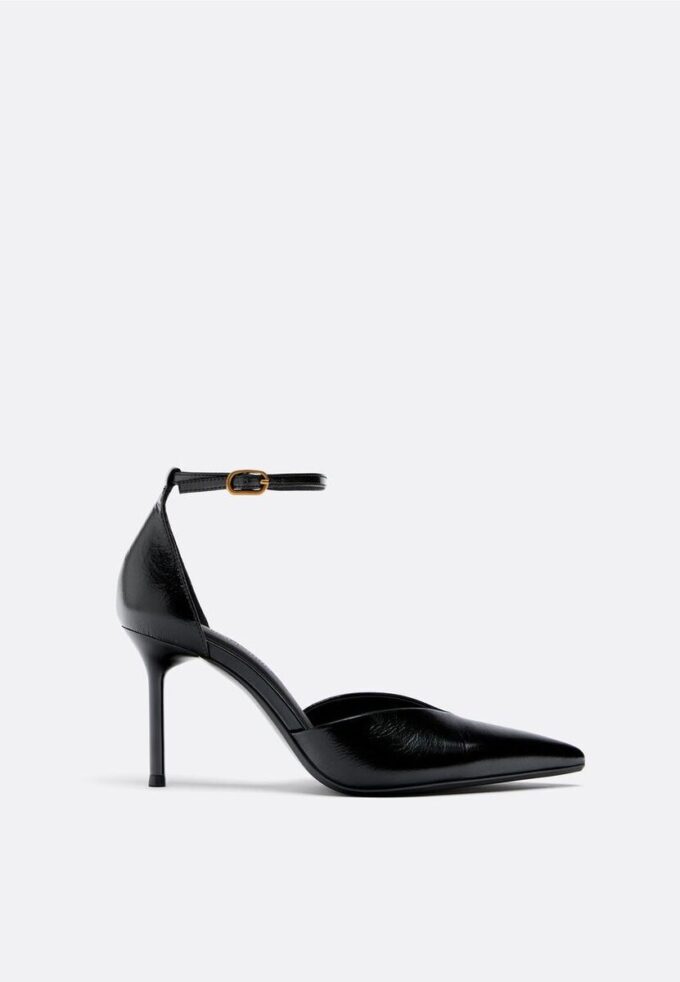 Leren schoenen met hak