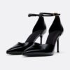 Leren schoenen met hak