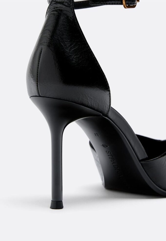 Leren schoenen met hak