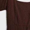 Losvallende maxi-jurk met gekruiste rug Losvallende maxi-jurk met gekruiste rug