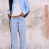 Low-rise jeans met rechte pijpen Low-rise jeans met rechte pijpen
