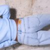 Low-rise jeans met rechte pijpen Low-rise jeans met rechte pijpen