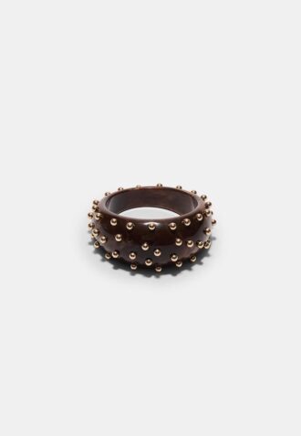 Maxi stijve armband met studs