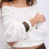 Maxi stijve armband met studs