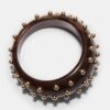 Maxi stijve armband met studs