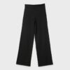 Mesh-broek met omgeslagen tailleband Mesh-broek met omgeslagen tailleband
