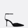 Mesh-schoenen met hoge hakken