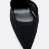 Mesh-schoenen met hoge hakken