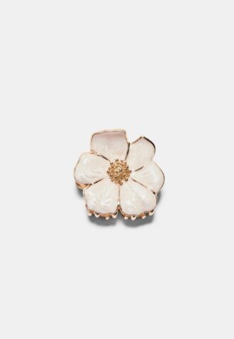 Metalen bloemhaarclip