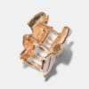 Metalen bloemhaarclip