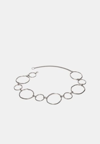 Metalen riem met grote ovalen