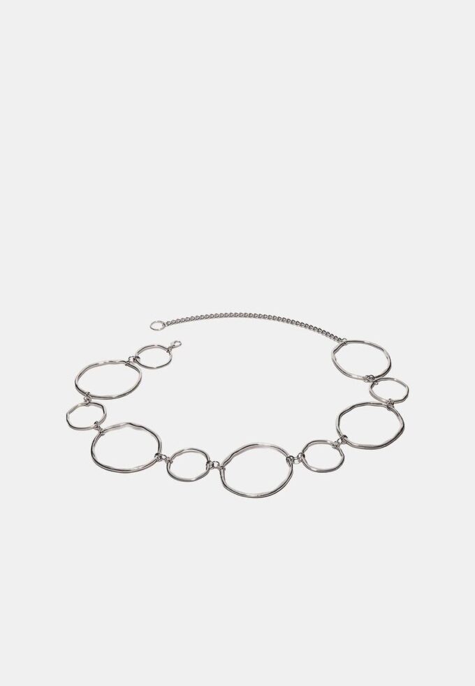 Metalen riem met grote ovalen