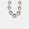Metalen riem met ronde plaatjes