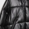 Metallic pufferjas met capuchon Metallic pufferjas met capuchon