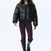 Metallic pufferjas met capuchon Metallic pufferjas met capuchon