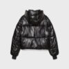 Metallic pufferjas met capuchon Metallic pufferjas met capuchon