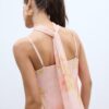 Midi-jurk van tule met prints en sjaal Midi-jurk van tule met prints en sjaal