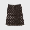 Midi-rok van tule met stippen Midi-rok van tule met stippen