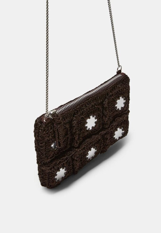 Mini Mirror gehaakte crossbodytas