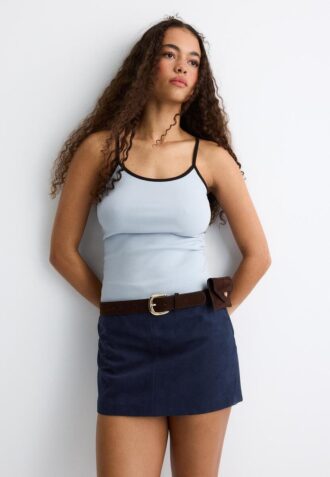Mini-Skort van imitatiesuède