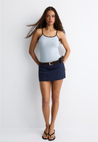 Mini-Skort van imitatiesuède