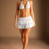 Minirok met studs en ruches Minirok met studs en ruches