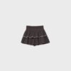 Minirok met studs en ruches