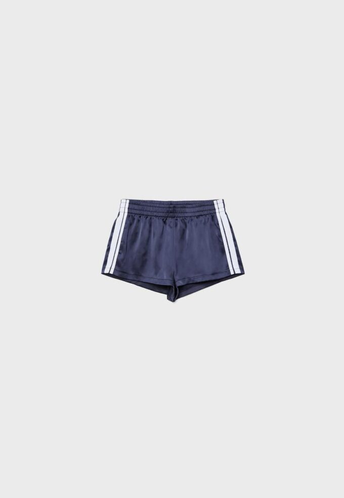 Minishorts met satijneffect