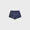 Minishorts met satijneffect